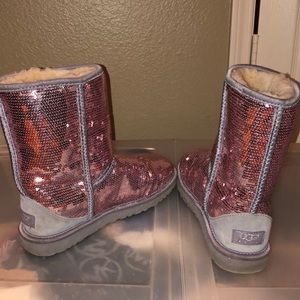 Lavender Sequin Classic  Ugg Boots